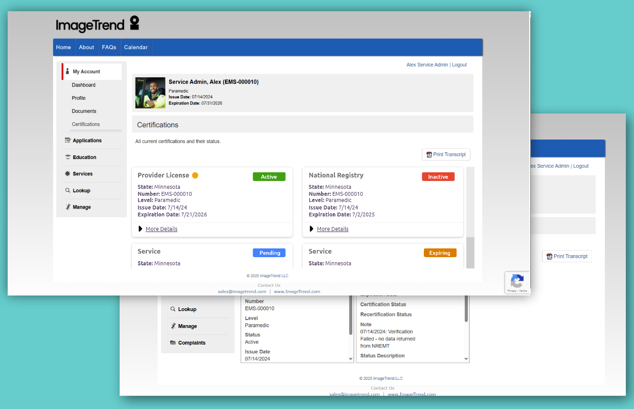 ImageTrend License Management Refresh